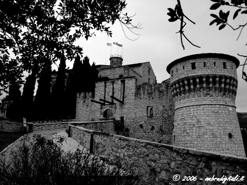 Brescia - Mastio del castello sul colle Cidneo